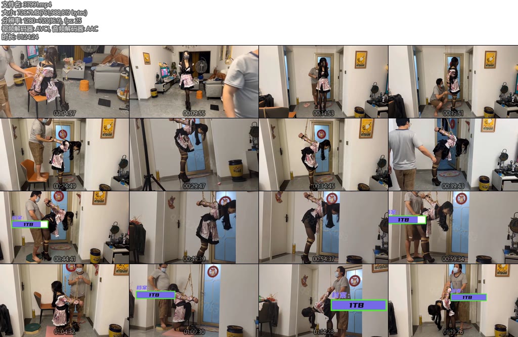 [欢乐谷] 日式和服与欧式后手吊缚深度版 之前一直不太喜欢和服，觉得不好看，不过当m床上之后还是觉得另有一番风味-丝依依