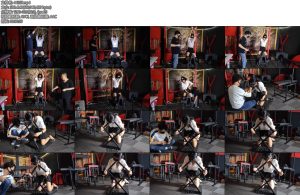 [意之窗] 汤圆黑暗中审讯木马与跪架-丝依依