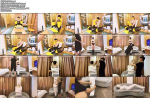 [缚艺录] 御萝双修的174大长腿月月。白色绷带+胶带拘束+振动-丝依依