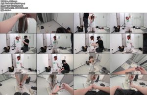 [中二原创] 中二病 拘束向白丝跪姿驷马金属束缚口球TK第一视角-丝依依