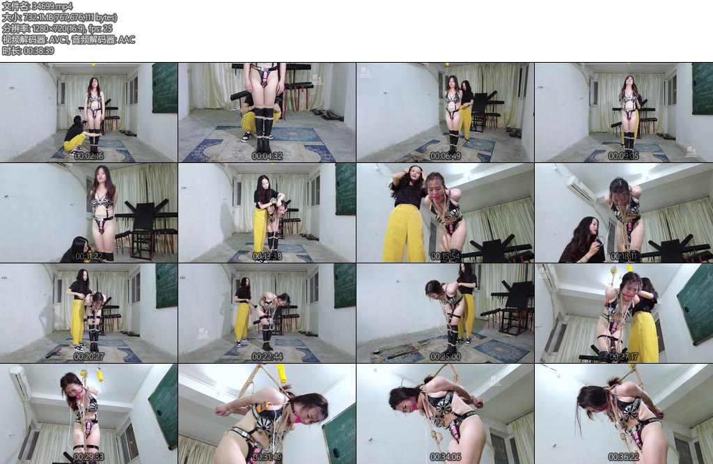 [樱束原创] J套女王挑战极限后手直臂到崩溃定拍转公映J套女王挑战直臂后手强制弯腰到崩溃口球紧塞口水拉丝流出电击折磨SP肉丝屁屁-丝依依