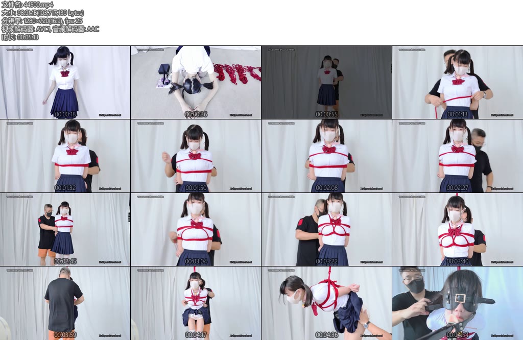 [惩戒学园] 再次犯错的JK少女JK白丝双马尾LOLI鞭打强膏固定放置阳俱口塞强高放置锁链口球预告片-丝依依