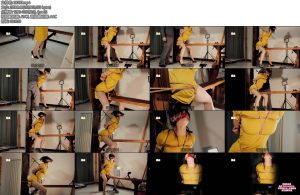 [路由原创] 美人扎马步，翘臀挺胸，为何如此乖？-丝依依