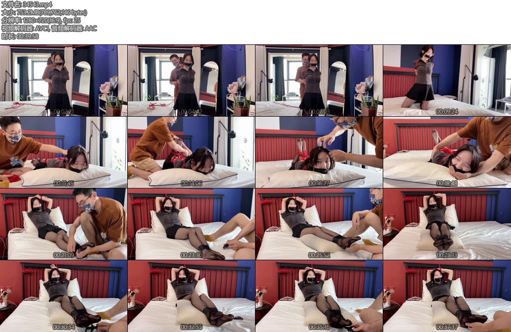 [默示录] 缚艺录小泪驷马与挠脚心胶带封嘴少不了哦-丝依依