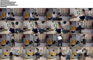 [BJ原创] 北京绳艺 超紧并肘观音黑丝JK单腿吊（上）-丝依依