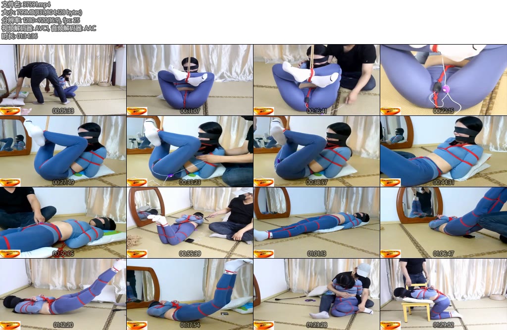 [魅影空间] 訫奴瑜伽服紧缚调教美少女犯了春心寻求紧缚释放全程絮叨恋情对蛋蛋SP股绳吊胸部保健全部笑纳了-丝依依