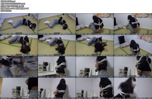 [新月原创] 红豆被缚女孩挣扎剪绳再被抓回的资料片-丝依依