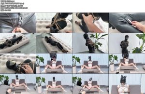 [窒物者] 真全程高能全篇止息头套没摘过带了50分钟后程还继续套buff疯狂挣扎绝望崩溃小怪兽蛋蛋棒棒胶衣丝袜-丝依依