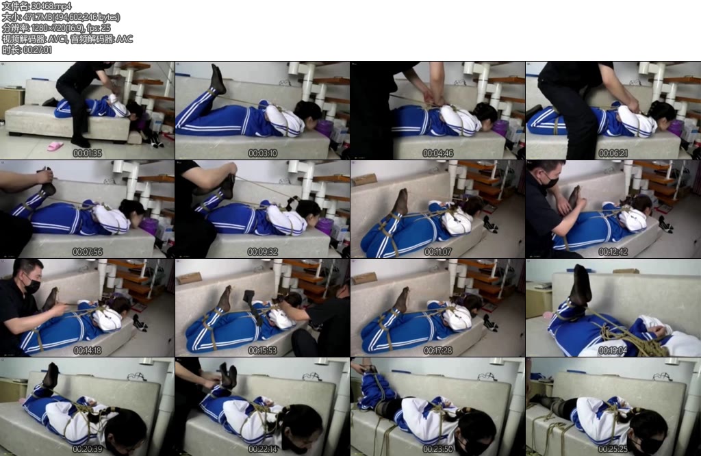 [绳之韵] 轻尘 入室绑架女学生-丝依依