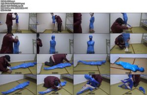 [新月原创] 红豆定拍一次完美整洁的木乃伊全包体操舞蹈服白丝极品好身材挣扎得太带感了-丝依依