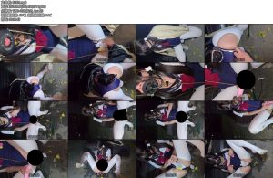 [星语原创] 戴上导管平板锁控制不住尿的伪娘母狗户外露出强制失禁-丝依依