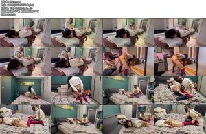 [束人映像] TJ女大开塞露灌肠抑制排泄全程抑制排泄嘴塞骨头口塞跪走训练SP报数TK脚心到哭一泻千里共两段灌两段排泄-丝依依