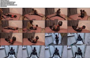 [凛凛蝶] 乳胶娃娃女友第二集牛奶喷射自慰表演-丝依依