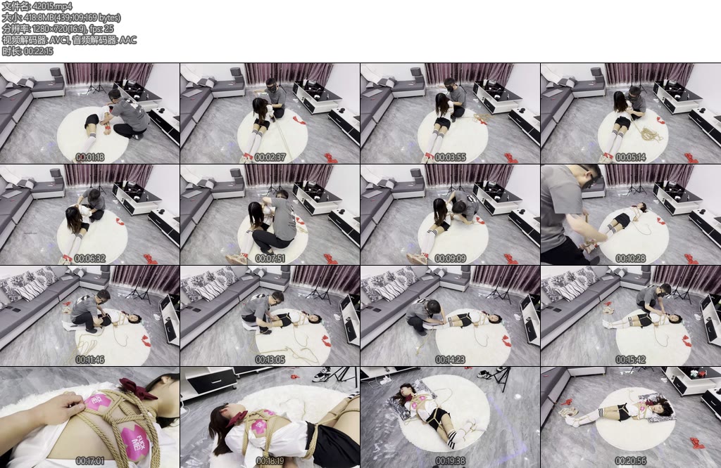 [延江艺束] 原创愿望成真所有S的美梦之送上门的萝莉M胶带缠嘴驷马捆绑脱衣R胸放置挣扎-丝依依