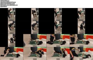 [鬼识原创] cosplay药指伪娘椅上趴缚固定驷马堵嘴抚摸震动TK-丝依依