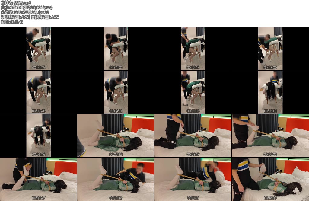 [鬼识原创] cosplay药指伪娘椅上趴缚固定驷马堵嘴抚摸震动TK-丝依依