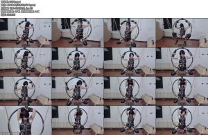 [莉雅原创] 死库水少女吊环紧缚死库水紧缚变种吊缚口球蛋蛋棒子电击眼罩强膏-丝依依