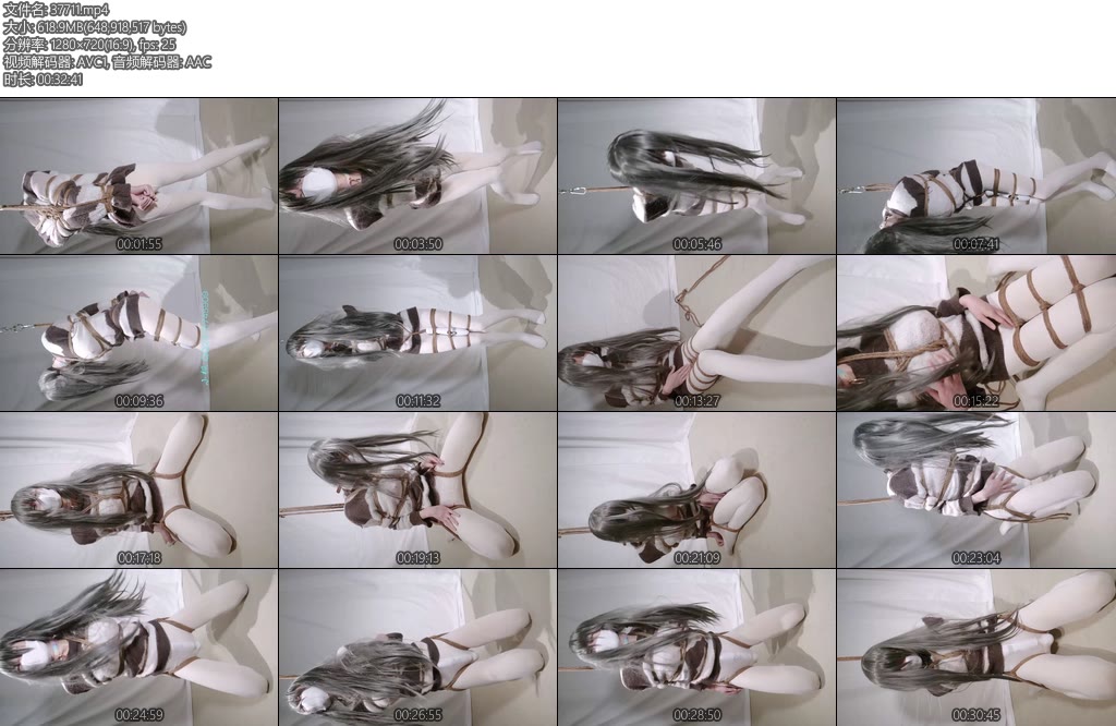 [亚洲绳艺] 伊那嵐枫 小枫吊缚股绳小话筒-丝依依