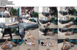 [逍遥原创] 入室劫案 都市丽人被入室捆绑挠脚心折磨-丝依依