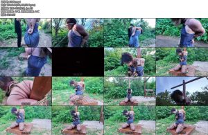 [一绳所爱] 初心雯雯野外闷热炼狱上灰丝高跟野外运输押解汗湿脏身空姐重口鞋扣脸电ji-丝依依