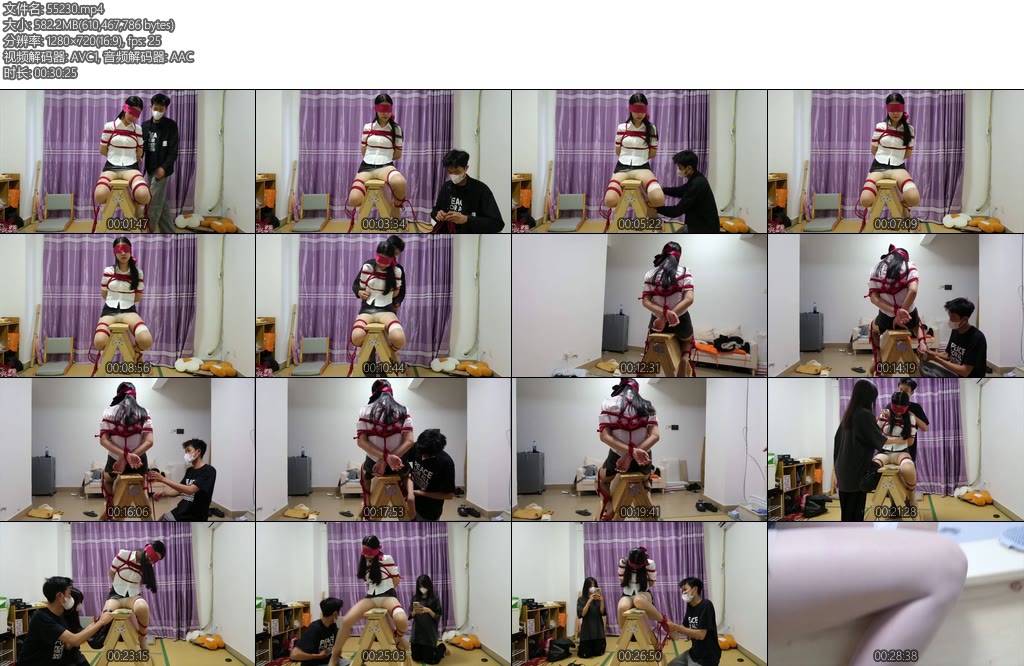 [云翎清风] 小拾妹子首次木马玩弄-丝依依