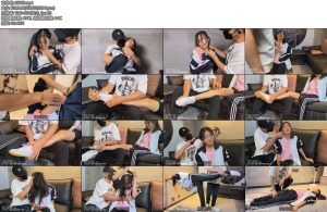 [雨辰原创] 请做我的奴隶（第一集）运动服双马尾小白鞋玉颈锁骨丰乳蛮腰翘臀美腿玉足引导管教控制抚摸玩弄-丝依依