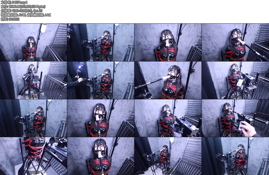 [D-Lemon] ラバー緊縛機械イラマ調教-丝依依