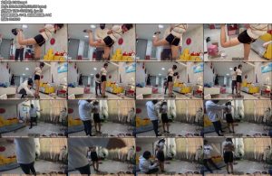 [BJ原创] 北京绳艺 OL肉丝高跟单腿吊（2）-丝依依