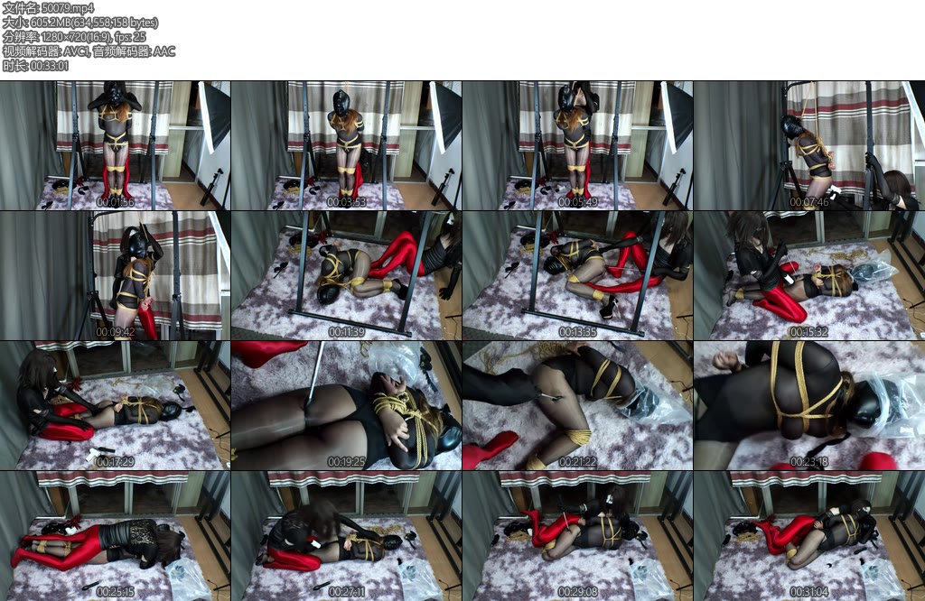 [安安的安] 歆月与安安油亮黑丝全程精彩紧缚哀嚎呻吟小姐姐从未想到如此之虐嘴巴封住呼控头套加内置小可爱真实挣扎超级惨虐全身绷紧的感觉实在是太惨了-丝依依