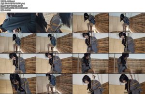 [灰太狼的羊] 小苏反绑吊缚腿缚口球流很多口水罚站-丝依依