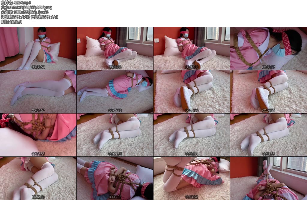 [幽兰拿铁] 粉裙拿铁初次驷马体验-丝依依