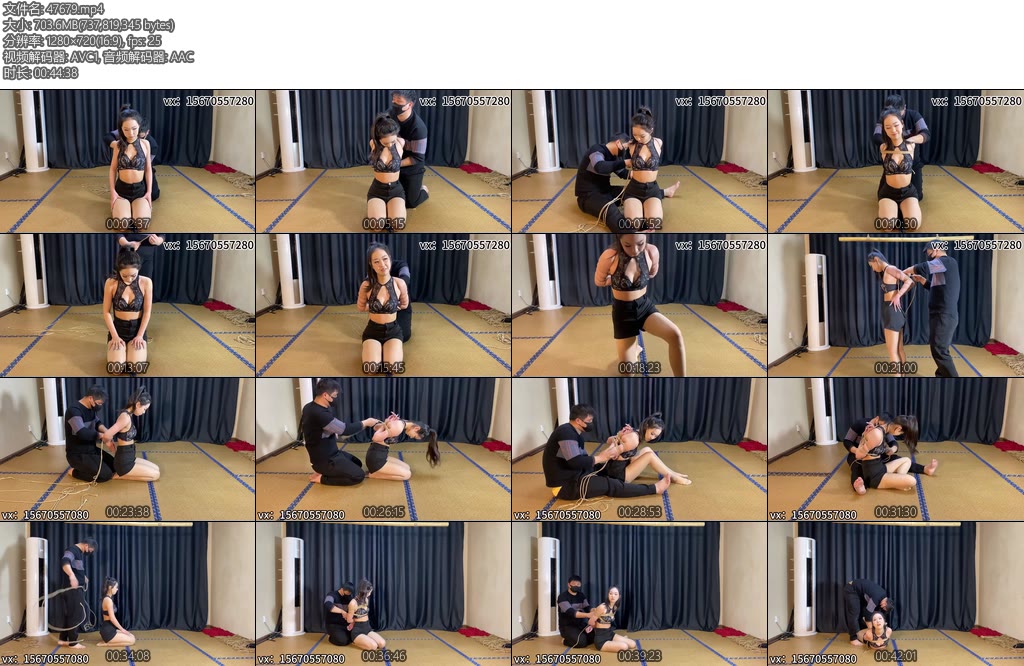 [山鬼原创] 清纯舞蹈生孙若微四种动作捆绑五花直臂驷马后手观音很多都是初次体验撑不住了求主人放过-丝依依