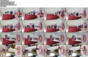 [坎喵原创] COS绝望的自缚柴郡日式后高手悬吊自缚翻车-丝依依