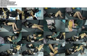 [象人原创] 小秋-全包头套，不可描述口塞，全身紧缚的小秋在你面前，你会对她做什么？-丝依依