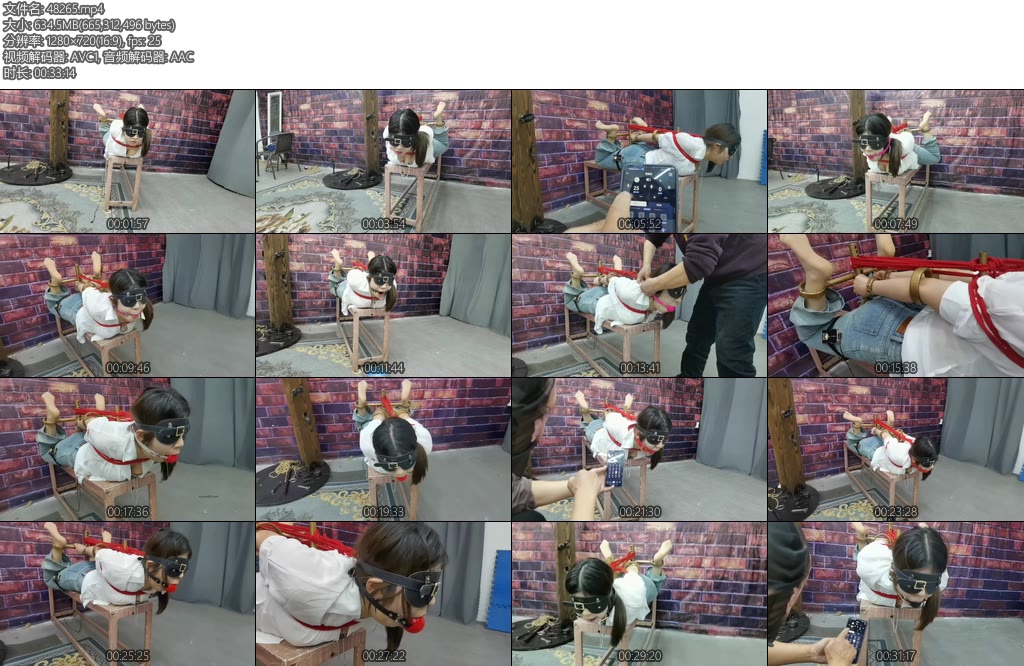 [飞天原创] 云婉儿k9架禁锢,钢夹夹lu4公分至5.5公分口球轮替测试y具口球刺激喉部口水暴流电击y塞码率升到200强制g潮-丝依依