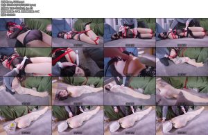 [丝米原创] 珊瑚的紧缚日记Ⅳ衣着全身丝袜旗袍的珊瑚终于玩上了心心念念的呼吸限制棒棒先热身让全身敏感假阳口球完全塞入增加呼吸难度全包丝袜里放上棒棒固定塑料袋套头皮带收紧最终迷失在gc中-丝依依