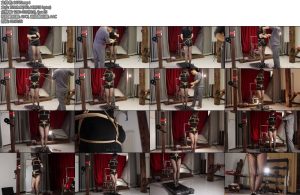 [路由原创] 专业绳模素颜做客工作室结合唯美与调校的旗袍高跟电控跑步机-丝依依