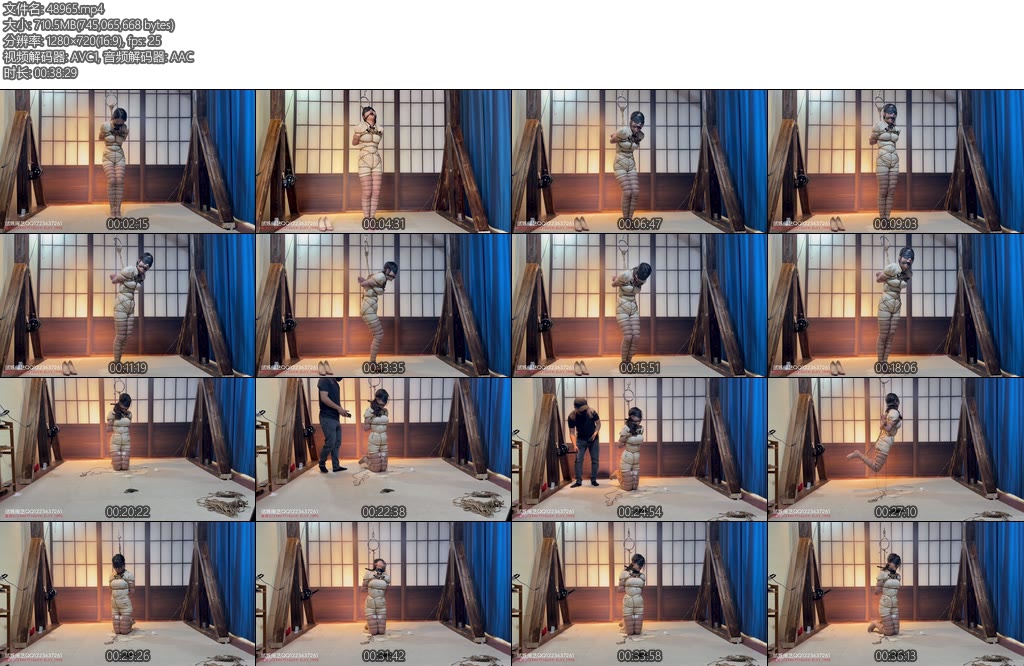 [试炼原创] 小欣旗袍蛇缚与悬吊电击首次150档-丝依依