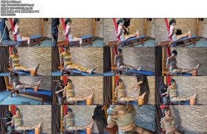 [一绳所爱] 性感纹身女孩李珂儿体验老虎凳-丝依依