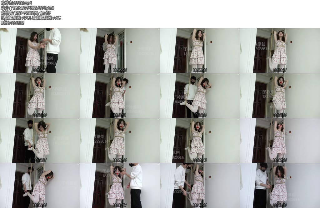 [子衿原创] 定制小婉单腿吊口球TK全身挠痒-丝依依