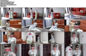 [子衿原创] 新模试镜汉服五花口球放置挠痒脚超极怕痒碰一下就要跳起来的那种挠脚的特写-丝依依