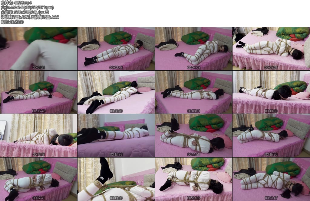 [新月原创] 红豆定拍清纯白睡衣超紧日式被入室捆绑挣扎再驷马扭动结束后穿衣小采访-丝依依