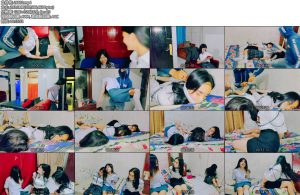 [亚洲绳艺] 三个被绑架的JK学生的陷阱这三个朋友被一个绑架团伙困住了他们把这些美丽的女孩绑在一个房间-丝依依