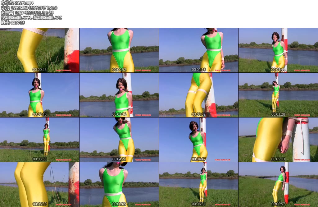 [欧美绳艺] Spandex Bondage No.128-丝依依