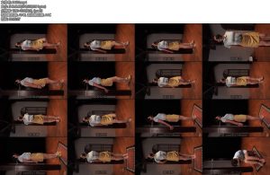 [试炼原创] 好利来女孩金属放置直立限位郊狼手铐脚镣极限踮脚嚎叫不停最后采访-丝依依