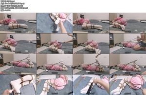 [亚洲绳艺] jk少女白丝雾纱的并腿驷马紧缚调教-丝依依