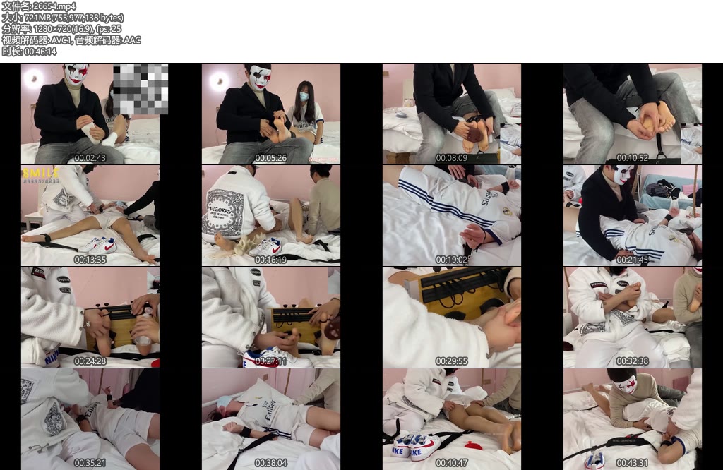 [亚洲绳艺] SMILE 熊猫强强联手之高冷足球妹的反差崩溃-丝依依