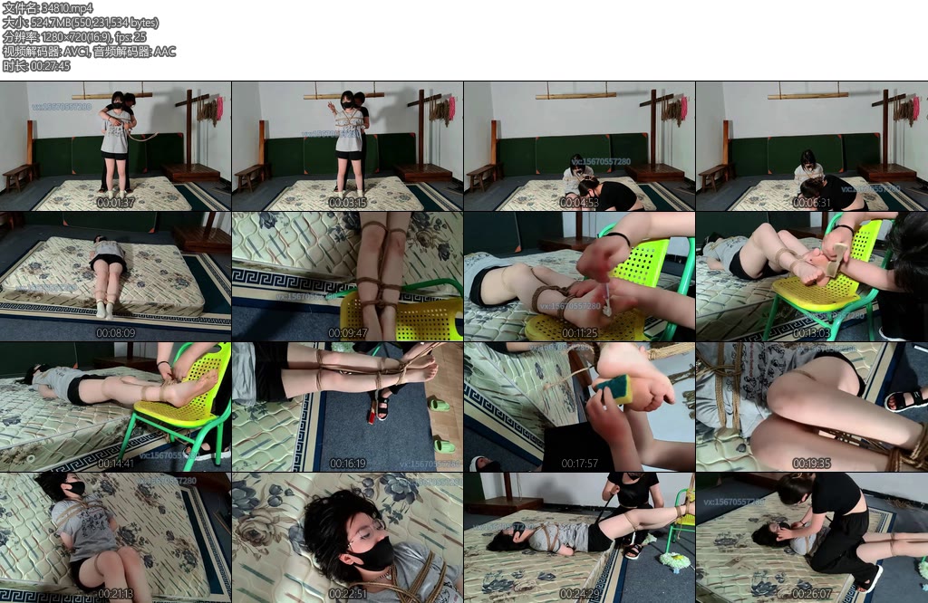 [山鬼原创] 十八岁女高中生被捆绑后感受各种工具的玩脚挠脚心痛苦与快乐并存的X_X迎接X_X来临的哭泣声-丝依依