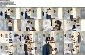 [锐度主张] 嫣儿 OL高筒袜包臀裙黄绳捆绑股绳单腿吊缚-丝依依