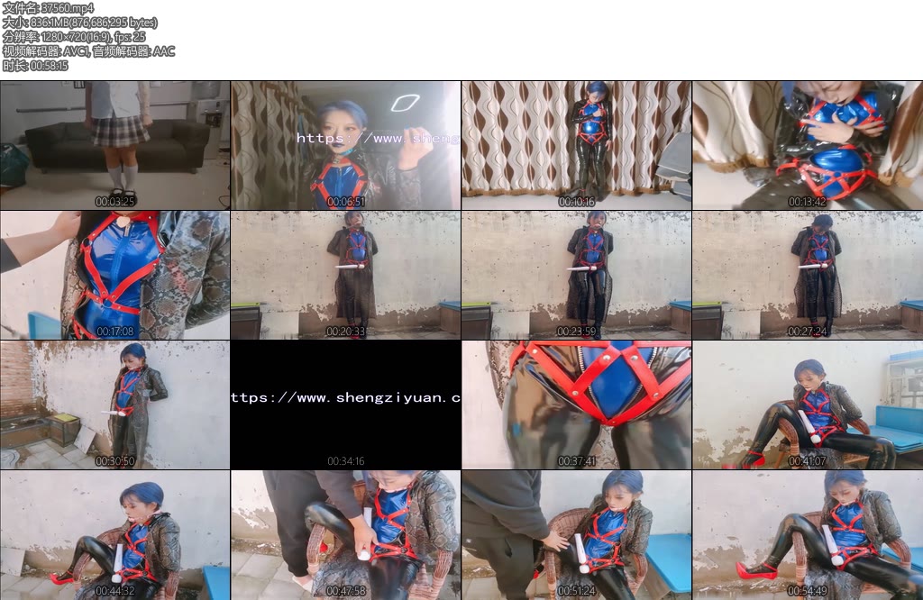 [绳次元] 阻击蓝色妖姬失禁版上集完整版-丝依依